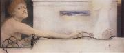 Fernand Khnopff The Offering oil painting artist